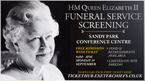 HM Queen Elizabeth II State Funeral Screening at Sandy Park