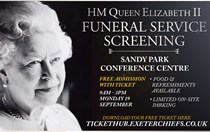 Space still available for screening of HM Queen Elizabeth II funeral