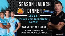 Season Launch Dinner Confirmed