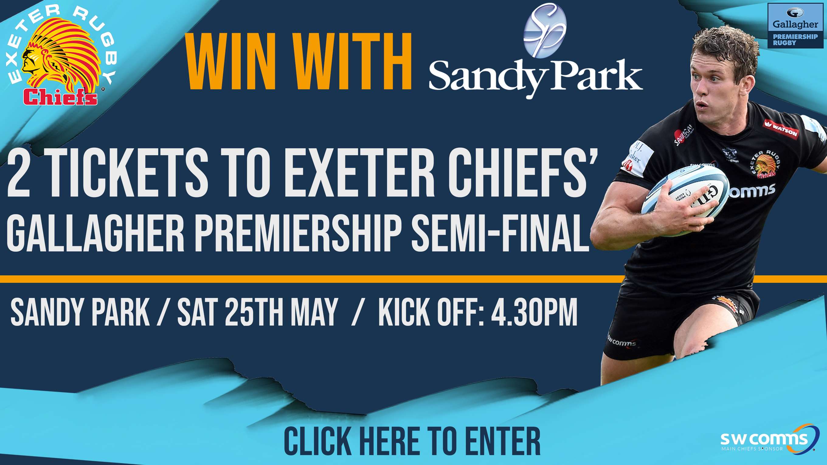 Win tickets to Exeter Chiefs' Home SemiFinal!